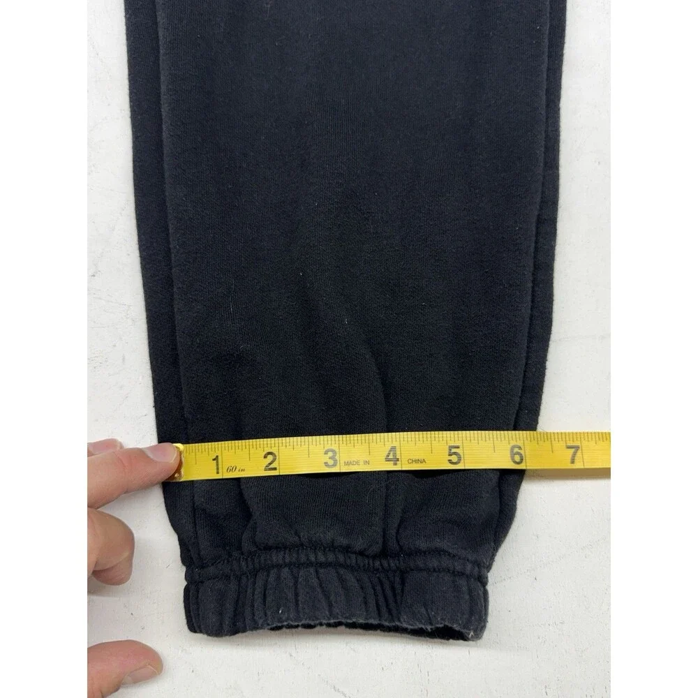 The North Face Mens Large Joggers Black Fleece Sweatpants Draw Strings